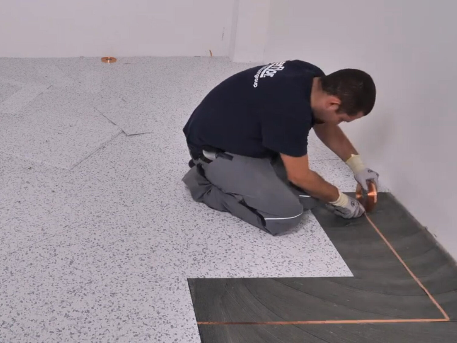 Statguard Flooring - 81524 Copper Foil Grounding Strip, 2 in x 24 in